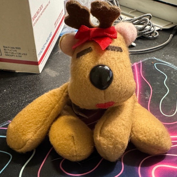 Hallmark Other - Vintage Hallmark Rhonda Reindeer Plush Christmas Decoration 1980s Toy